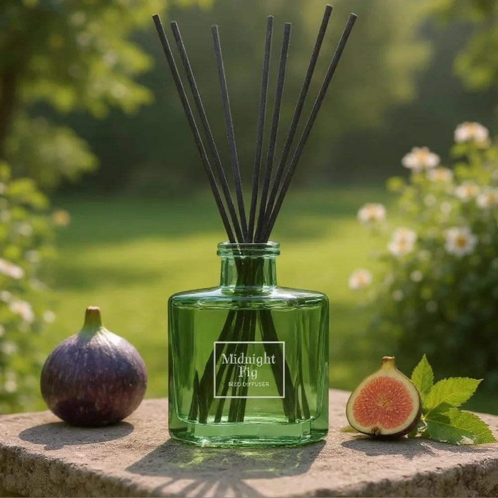 Bellevue Reed Diffuser Set Glass Diffuser Essential Oils Fragrance New